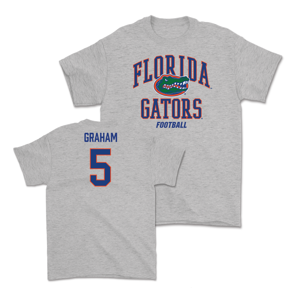 Florida Football Sport Grey Arch Tee - Myles Graham Small