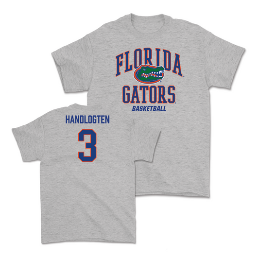 Florida Men's Basketball Sport Grey Arch Tee - Micah Handlogten Small