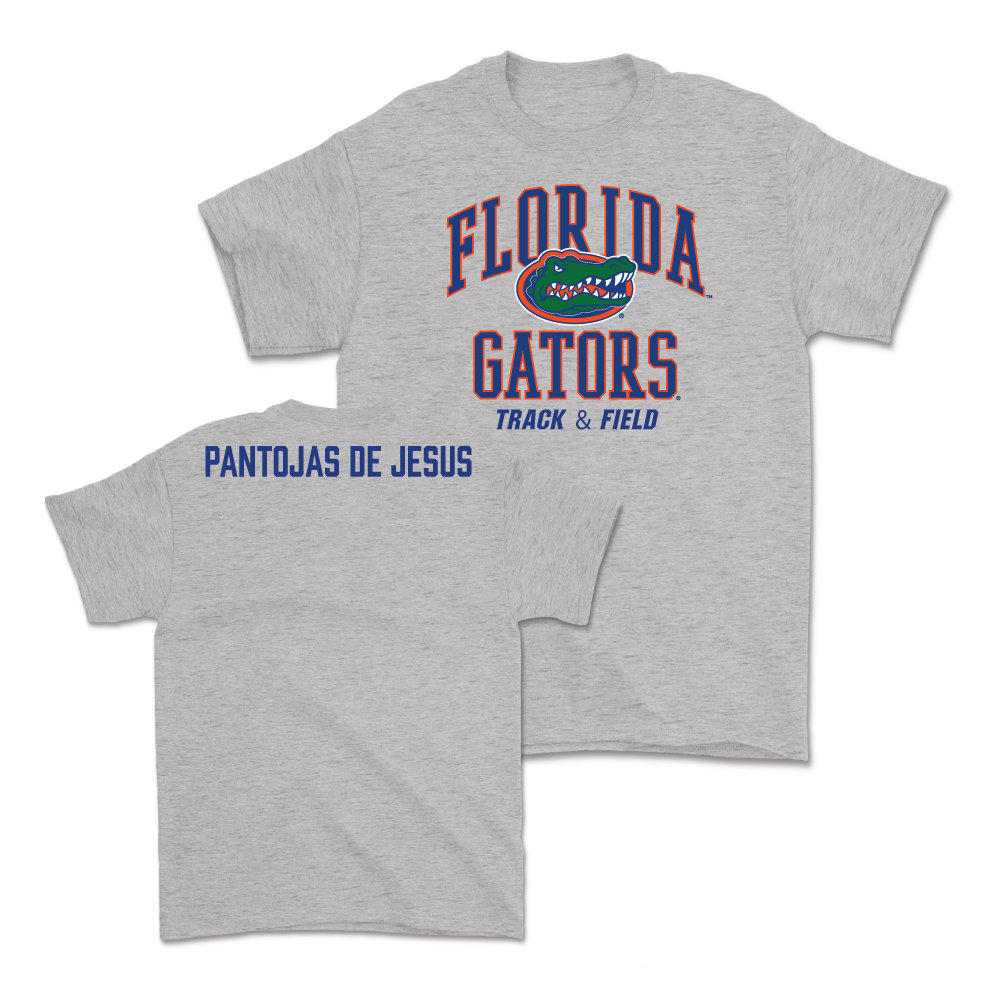 Florida Men's Track & Field Sport Grey Arch Tee - Miguel Pantojas De Jesus Small