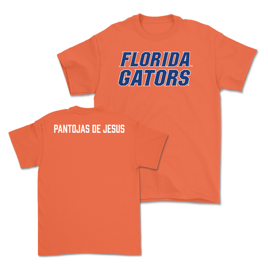 Florida Men's Track & Field Sideline Orange Tee - Miguel Pantojas De Jesus Small