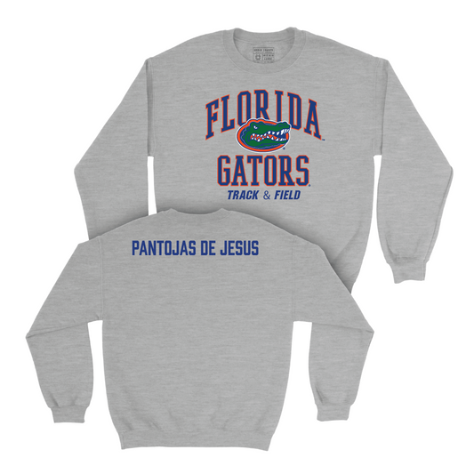 Florida Men's Track & Field Sport Grey Arch Crew - Miguel Pantojas De Jesus Small