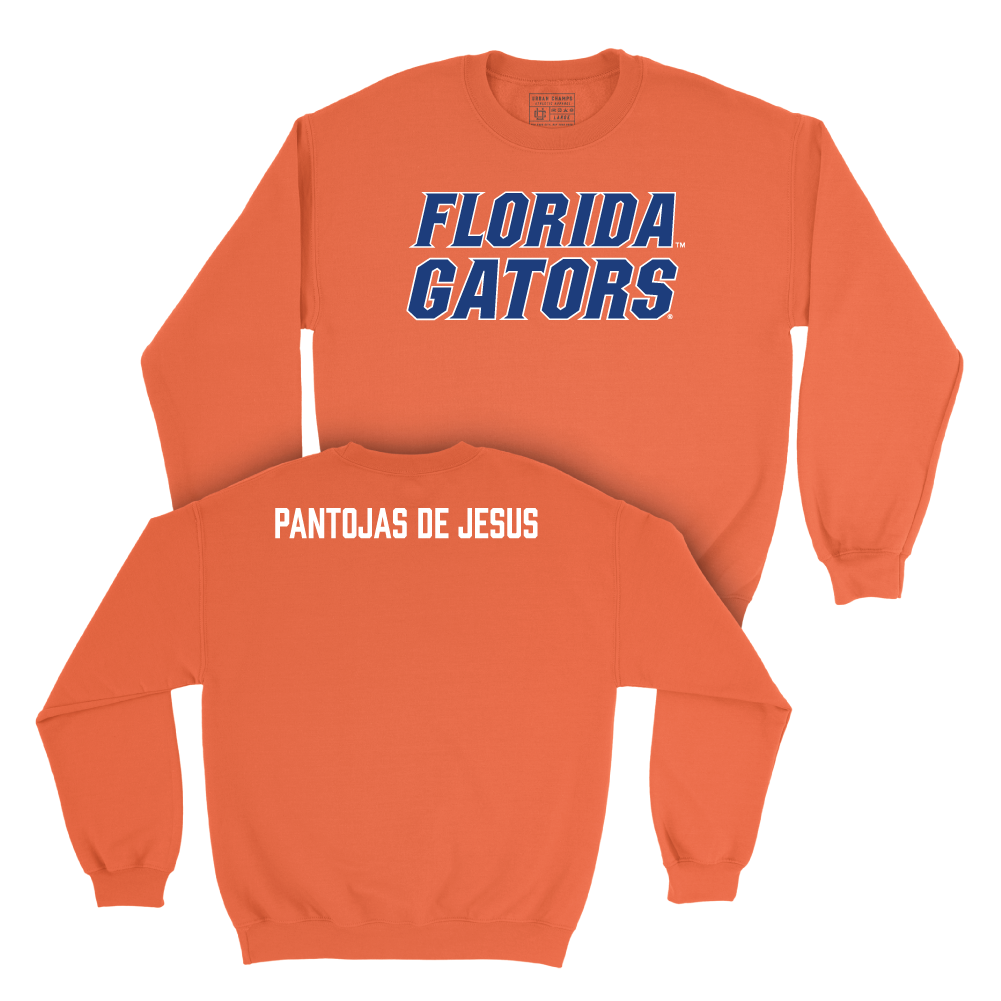 Florida Men's Track & Field Sideline Orange Crew - Miguel Pantojas De Jesus Small