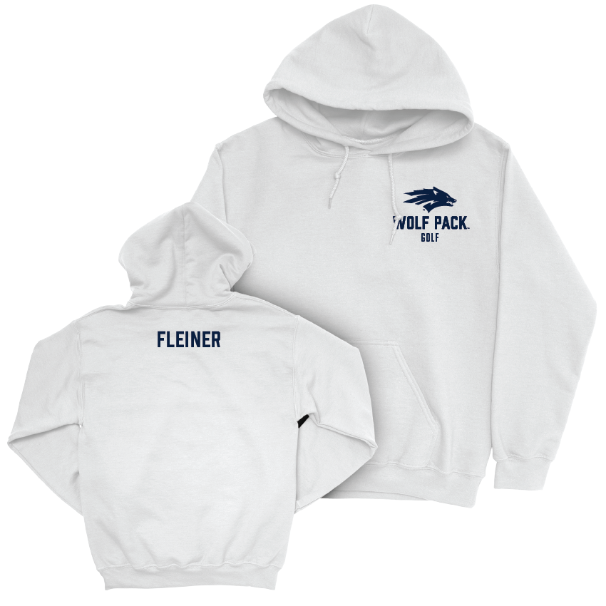 Nevada Women's Golf White Logo Hoodie  - Kaitlin Fleiner