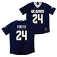 UC Davis Women's Navy Soccer Jersey - Genavieve Fontes | #24