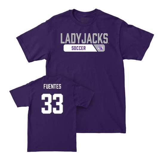 SFA Women's Soccer Purple Staple Tee  - Kristen Fuentes