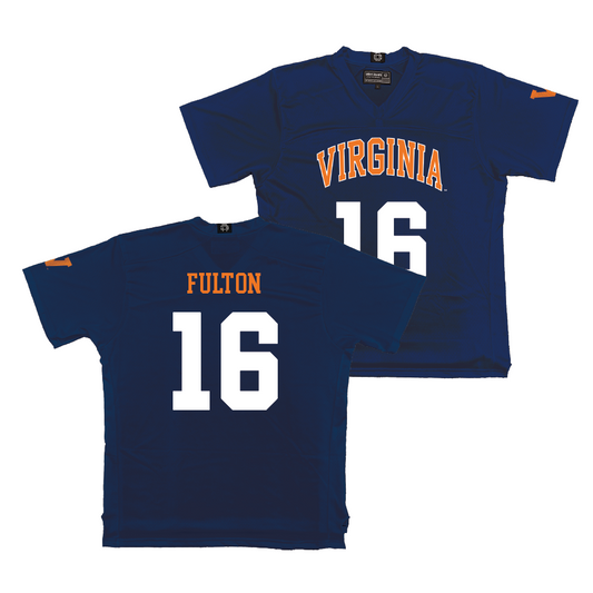 Virginia Men's Lacrosse Navy Jersey - George Fulton | #16