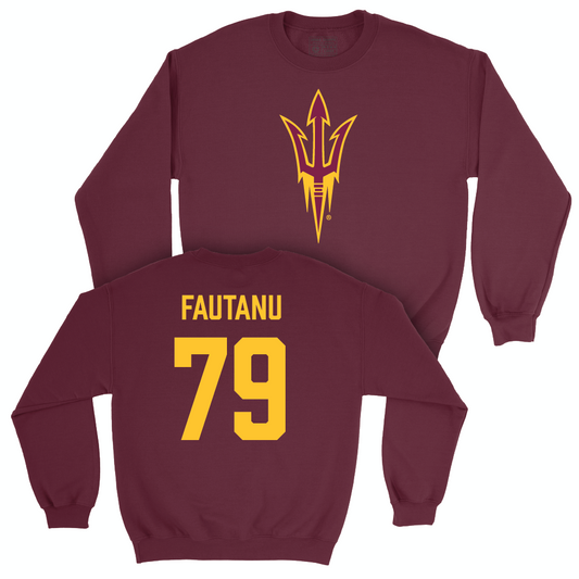 Arizona State Football Maroon Legacy Crew  - Leif Fautanu