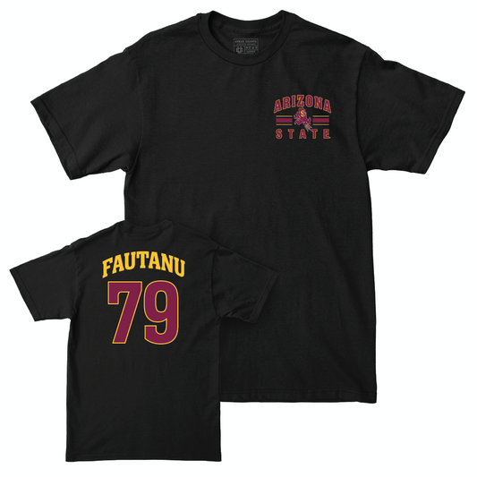 Arizona State Football Black Victory Tee  - Leif Fautanu