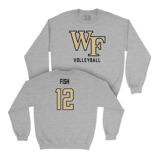 Wake Forest Women's Volleyball Sport Grey Classic Crew  - Olivia Fish