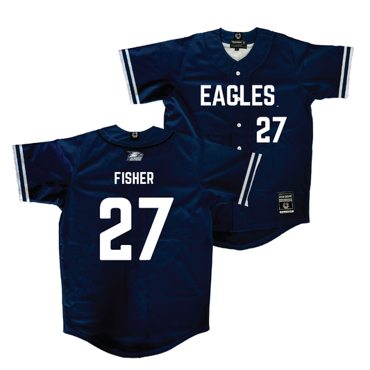 Georgia Southern Baseball Navy Jersey - Ty Fisher