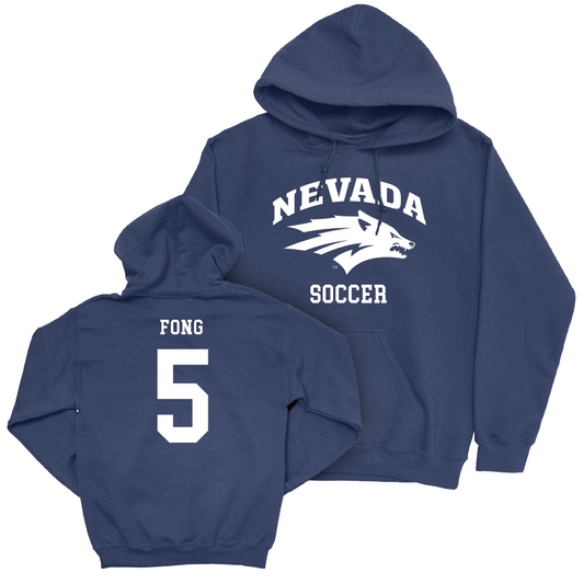 Nevada Women's Soccer Navy Staple Hoodie  - Sydnie Fong