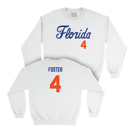 Florida Football White Script Crew  - Teddy Foster