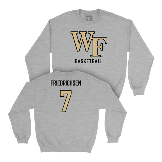 Wake Forest Men's Basketball Sport Grey Classic Crew - Parker Friedrichsen