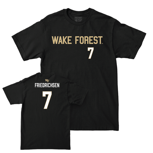 Wake Forest Men's Basketball Black Sideline Tee - Parker Friedrichsen