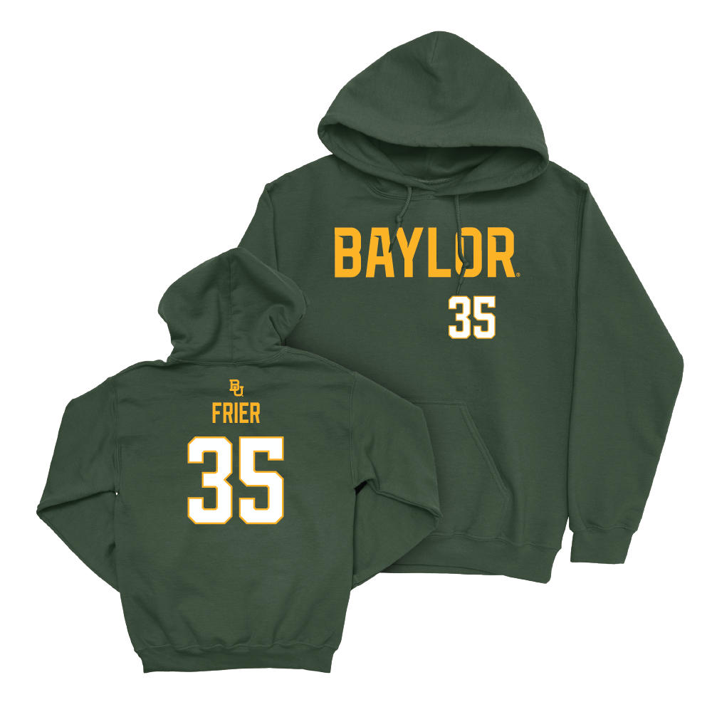 Baylor Softball Green Wordmark Hoodie  - Carson Frier