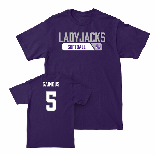 SFA Softball Purple Staple Tee  - Brooke Gainous