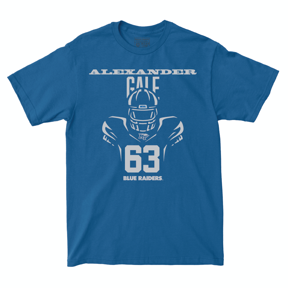 MTSU Football Royal End Zone Tee  - Alexander Gale