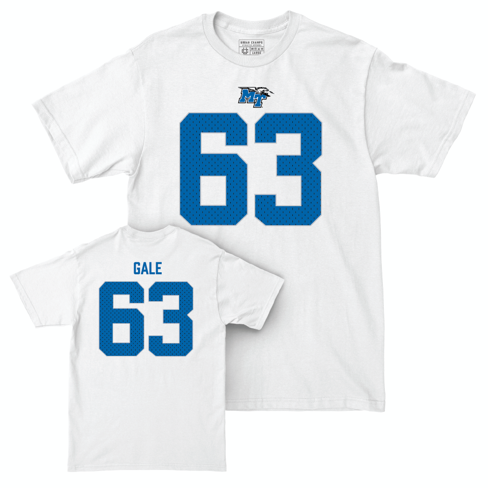 MTSU Football White Blitz Comfort Colors Tee  - Alexander Gale