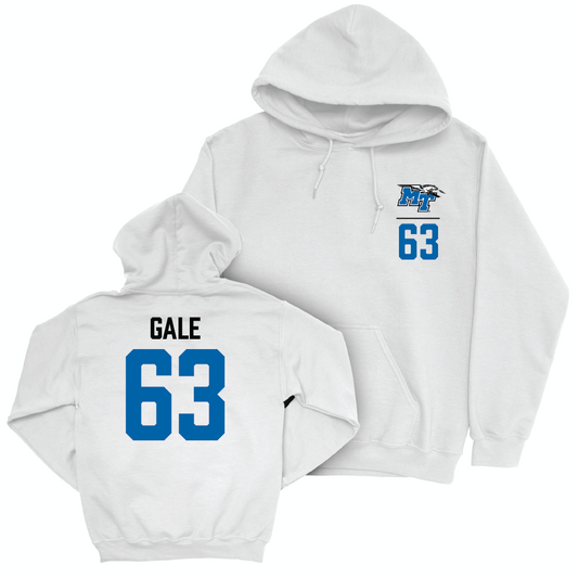 MTSU Football White Logo Hoodie  - Alexander Gale