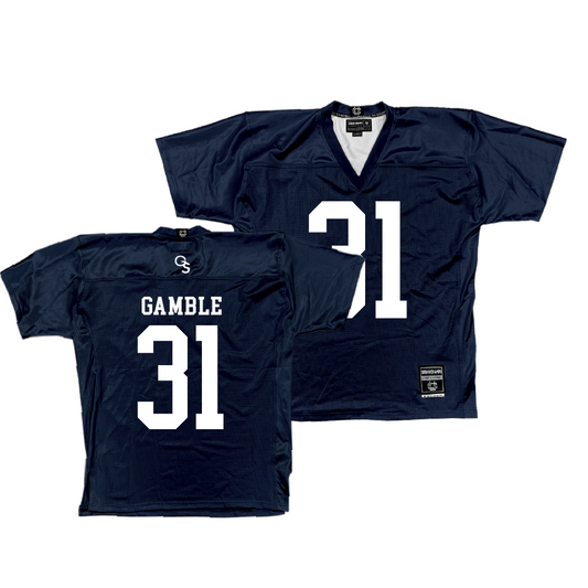 Georgia Southern Football Navy Jersey  - Chance Gamble