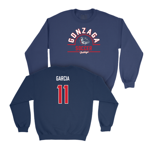 Gonzaga Women's Soccer Navy Arch Crew  - Marissa Garcia