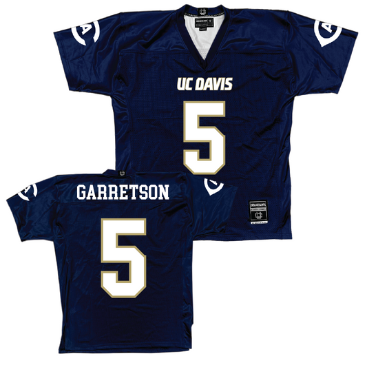 UC Davis Football Navy Jersey  - Grant Garretson