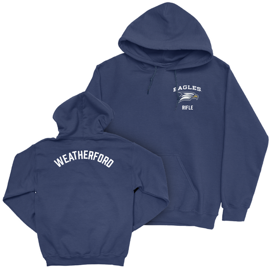 Georgia Southern Women's Rifle Navy Logo Hoodie - Brooklynne Weatherford Youth Small