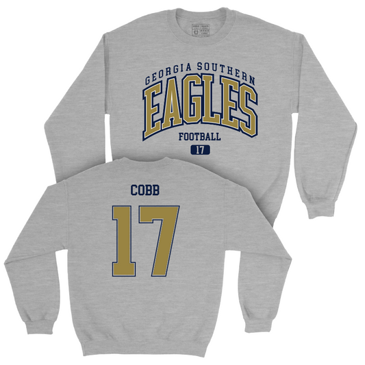 Georgia Southern Football Sport Grey Arch Crew - Dalen Cobb Youth Small