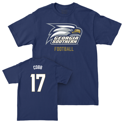 Georgia Southern Football Navy Staple Tee - Dalen Cobb Youth Small