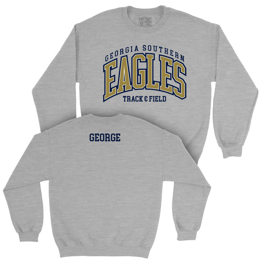 Georgia Southern Women's Track & Field Sport Grey Arch Crew - Emani George Youth Small