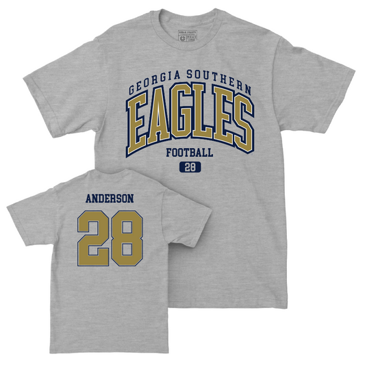 Georgia Southern Football Sport Grey Arch Tee - J’Shawn Anderson Youth Small