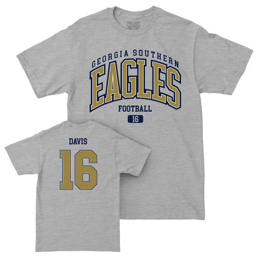 Georgia Southern Football Sport Grey Arch Tee - Tyrell Davis Youth Small