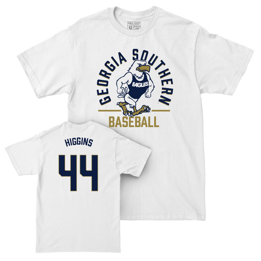 Georgia Southern Baseball White Classic Comfort Colors Tee - Thomas Higgins Youth Small