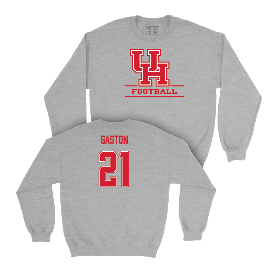 Houston Football Sport Grey Classic Crew  - Juwon Gaston