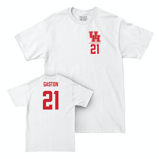 Houston Football White Logo Comfort Colors Tee  - Juwon Gaston