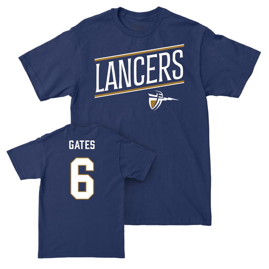 CBU Women's Water Polo Navy Slant Tee   - Morgan Gates