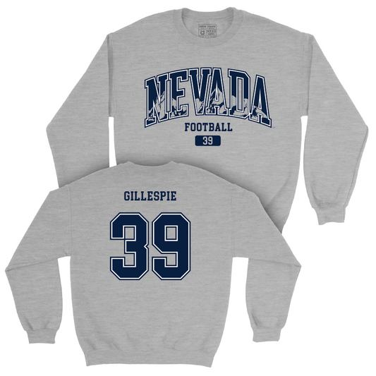 Nevada Football Sport Grey Arch Crew    - Guy Gillespie