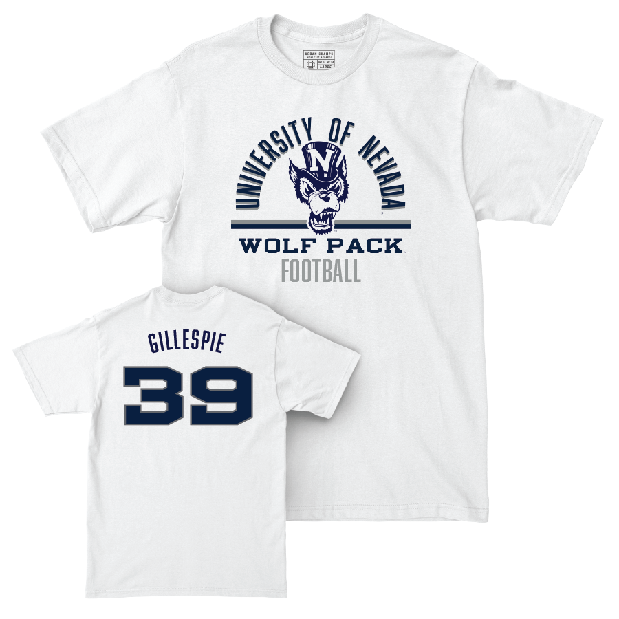 Nevada Football White Classic Comfort Colors Tee    - Guy Gillespie