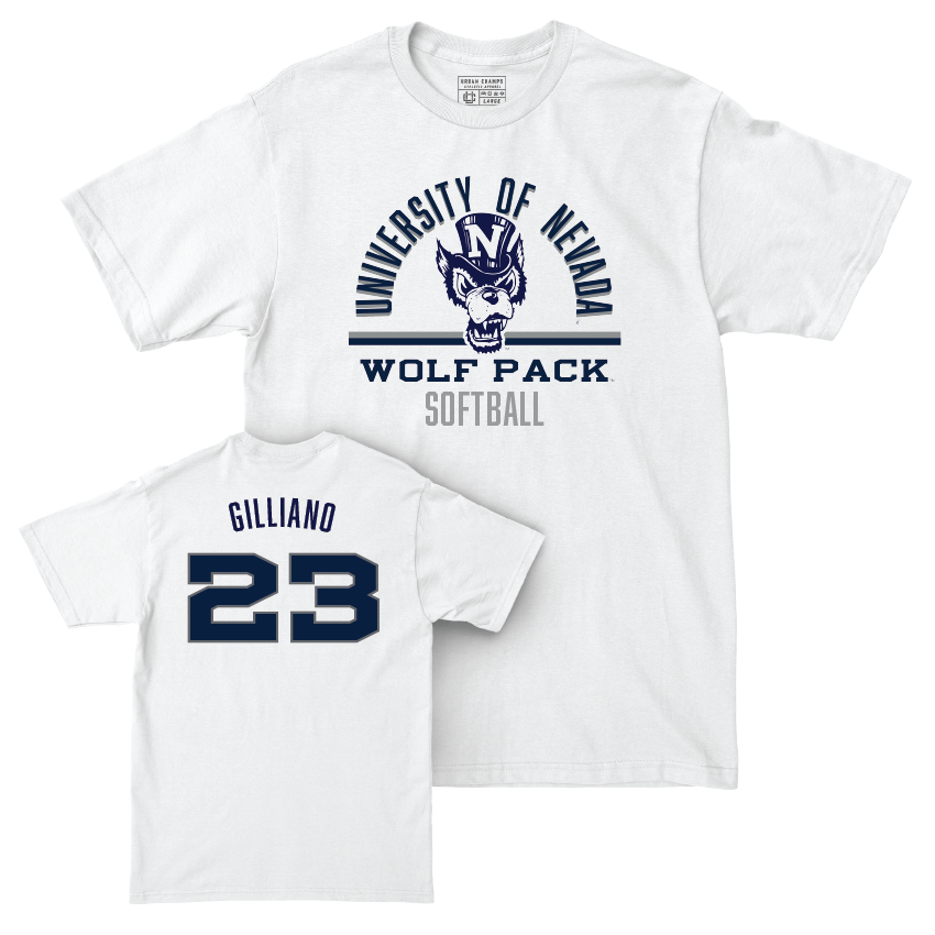 Nevada Softball White Classic Comfort Colors Tee  - Bridgette Gilliano