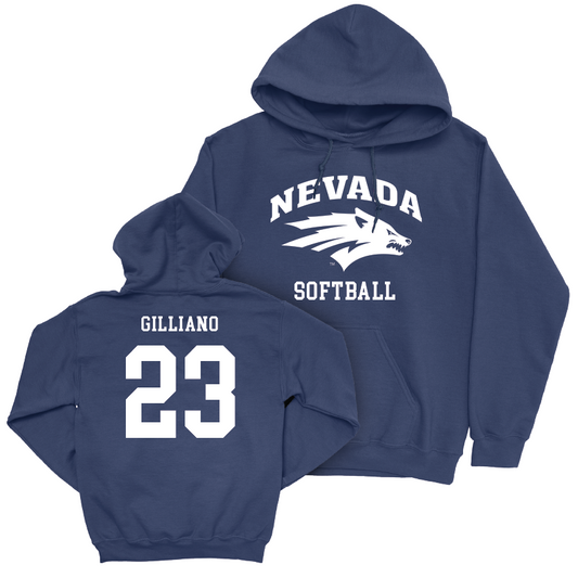 Nevada Softball Navy Staple Hoodie  - Bridgette Gilliano