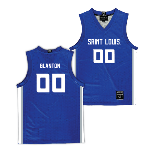 Saint Louis Women's Basketball Royal Jersey  - Mya Glanton