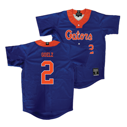 Florida Softball Royal Jersey - Avery Goelz