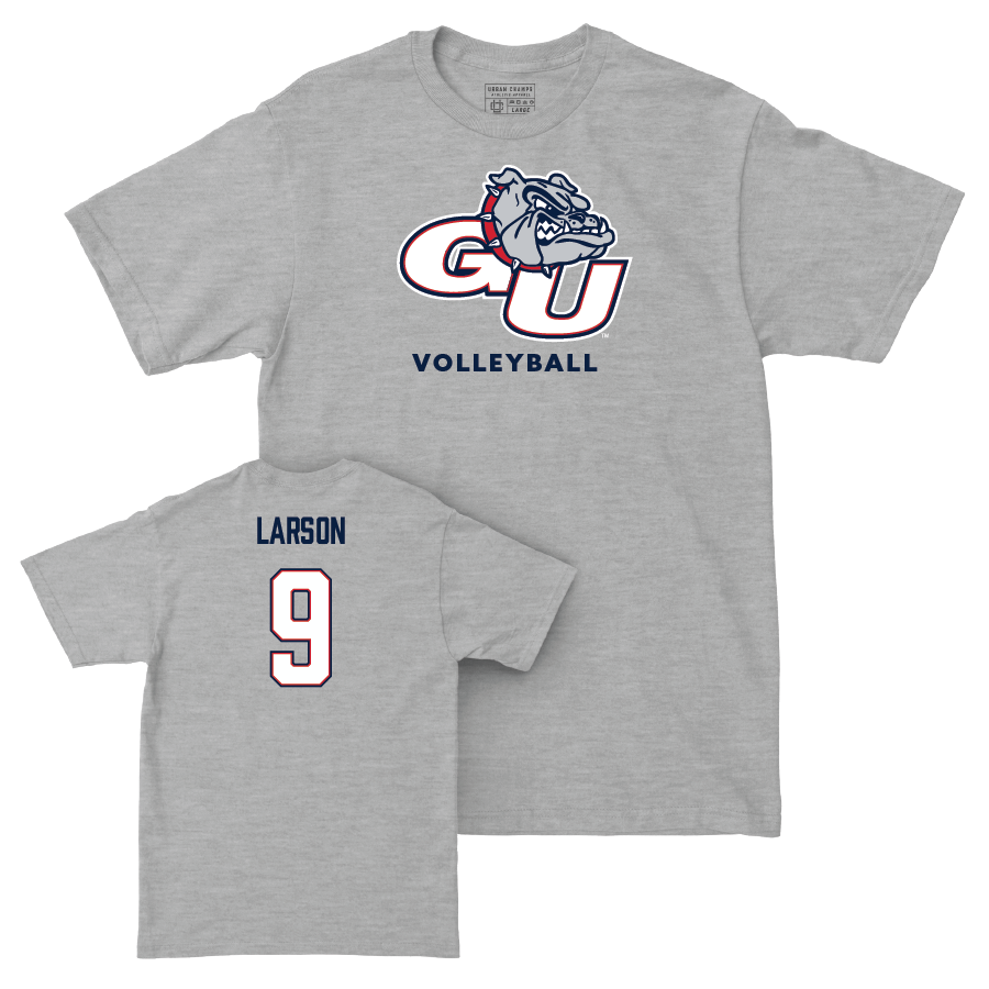 Gonzaga Women's Volleyball Sport Grey Classic Tee - Autumn Larson Small