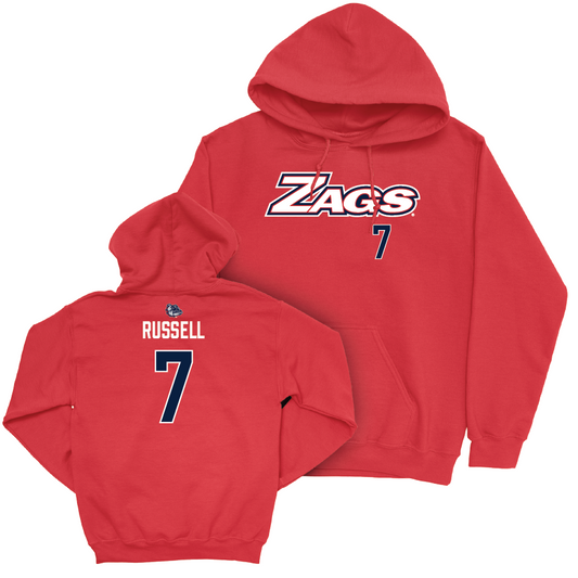 Gonzaga Women's Volleyball Red Zags Hoodie - Juliette Russell Small