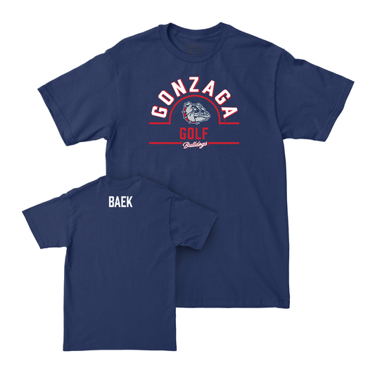 Gonzaga Women's Golf Navy Arch Tee - Chaewon Baek