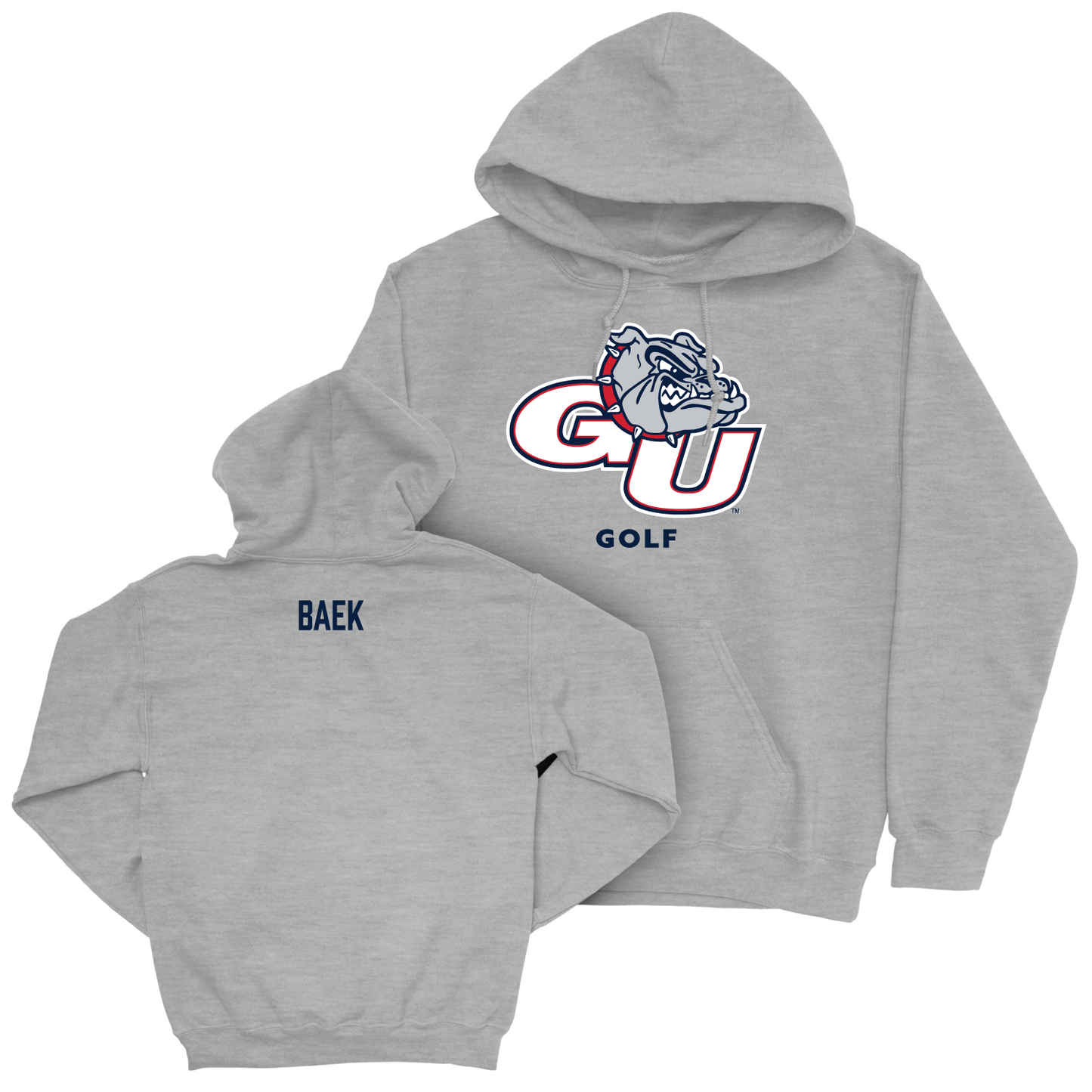 Gonzaga Women's Golf Sport Grey Classic Hoodie - Chaewon Baek