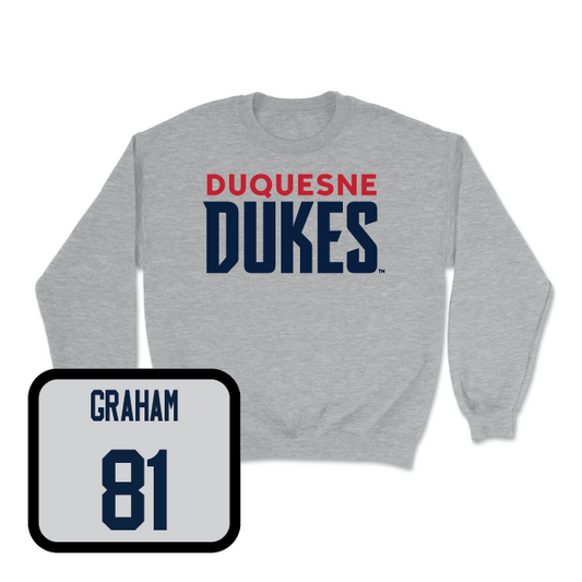 Duquesne Football Sport Grey Lock Crew - Andy Graham