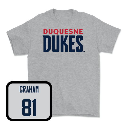 Duquesne Football Sport Grey Lock Tee - Andy Graham