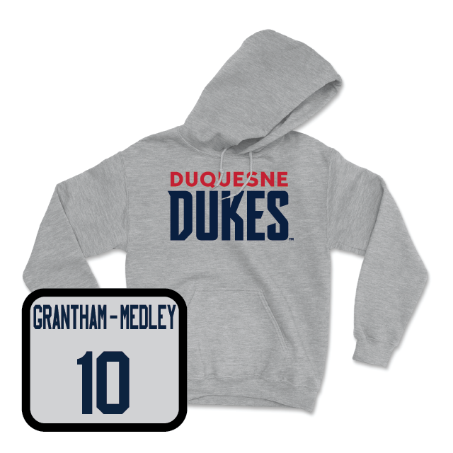 Duquesne Women's Basketball Sport Grey Lock Hoodie - Gabrielle Grantham-Medley