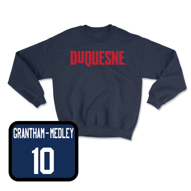 Duquesne Women's Basketball Navy Duquesne Crew - Gabrielle Grantham-Medley